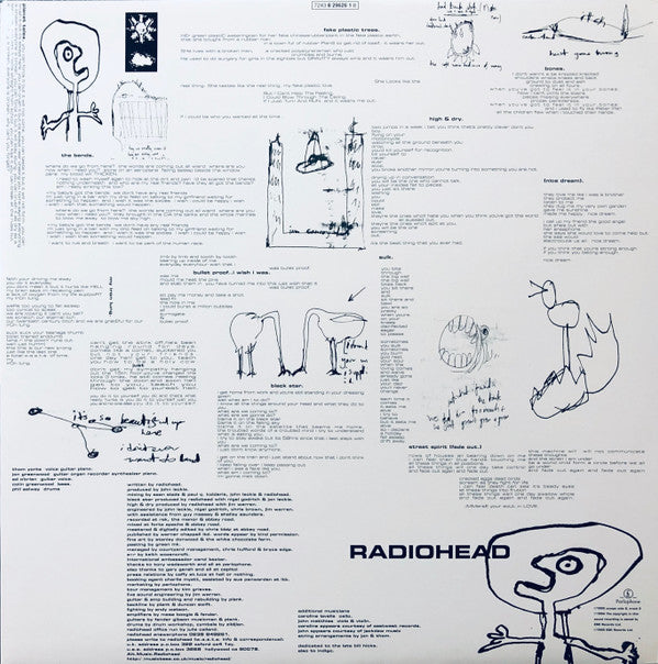 Radiohead : The Bends (LP, Album, 1st)