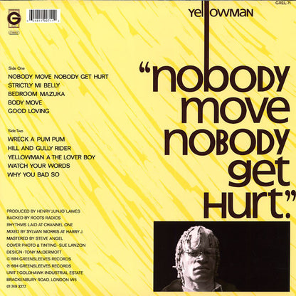 Yellowman : Nobody Move Nobody Get Hurt (LP, Album, RE)