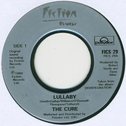 The Cure : Lullaby (7", Single, Sil)