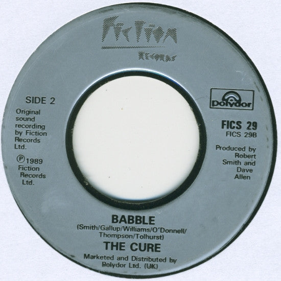 The Cure : Lullaby (7", Single, Sil)