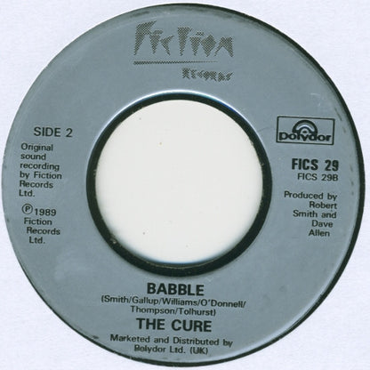 The Cure : Lullaby (7", Single, Sil)