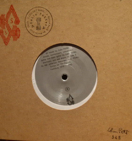 Colin Potter : I Couldn't Agree... (7", RSD, Ltd, Num)