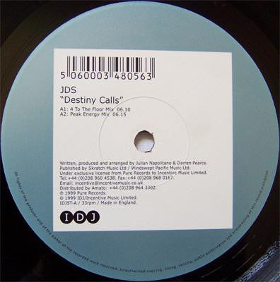 JDS : Destiny Calls (12")