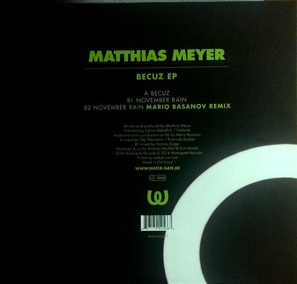 Matthias Meyer : Becuz EP (12", EP)