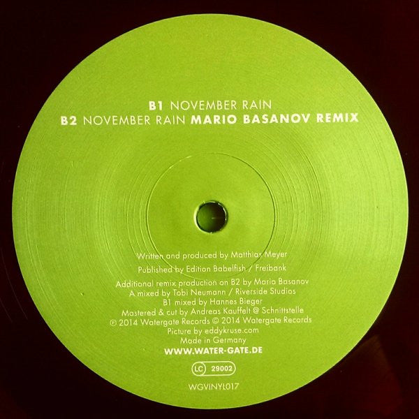Matthias Meyer : Becuz EP (12", EP)