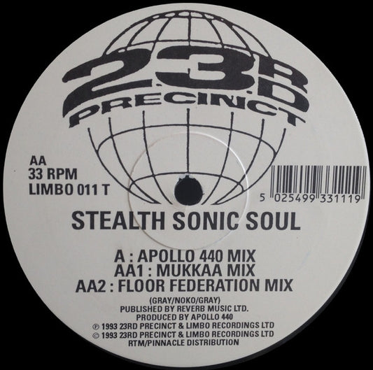 Stealth Sonic Soul : Stealth Sonic Soul (12")