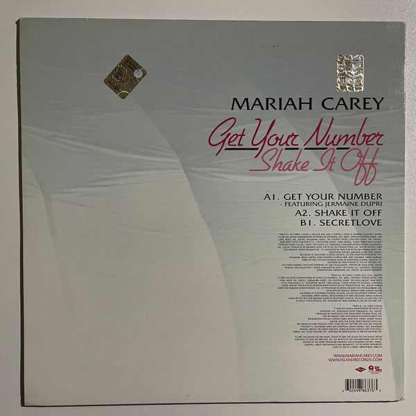 Mariah Carey : Get Your Number / Shake It Off (12", Single)