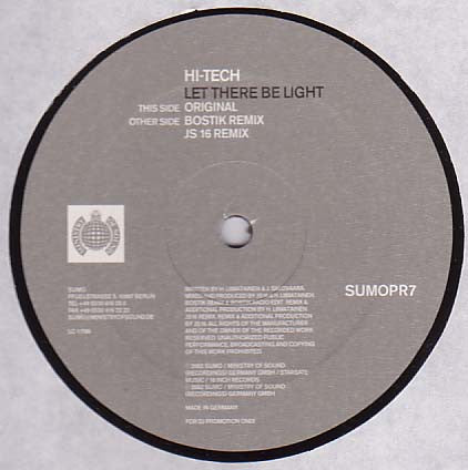 Hi-Tech : Let There Be Light (12", Promo)