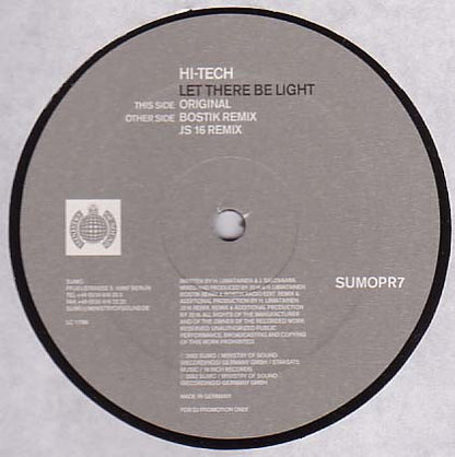 Hi-Tech : Let There Be Light (12", Promo)