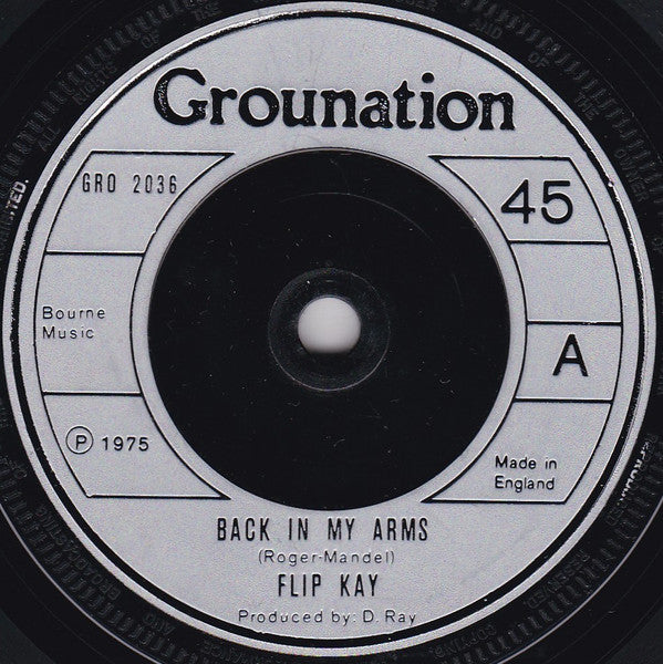 Flip Kay : Back In My Arms (7")