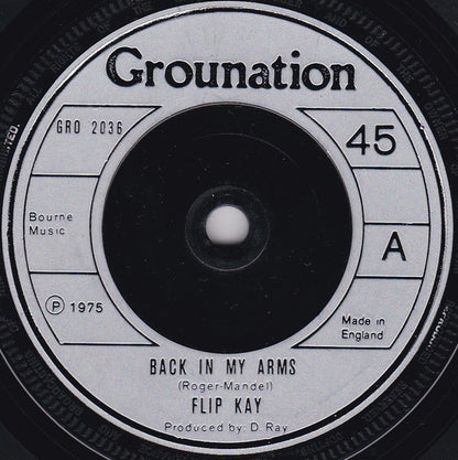Flip Kay : Back In My Arms (7")