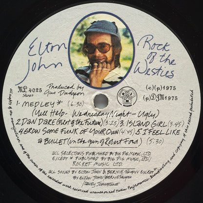Elton John : Rock Of The Westies (LP, Album)
