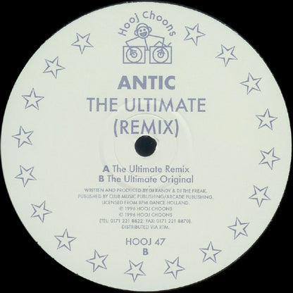 Antic : The Ultimate (Remix) (12")