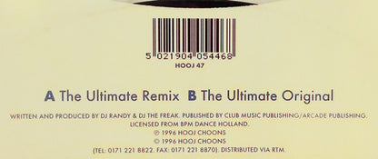 Antic : The Ultimate (Remix) (12")
