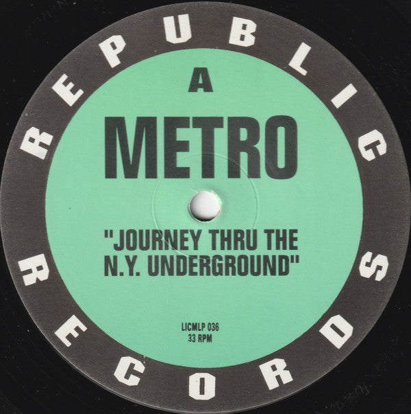 Metro : Journey Thru The N.Y. Underground (12", EP)
