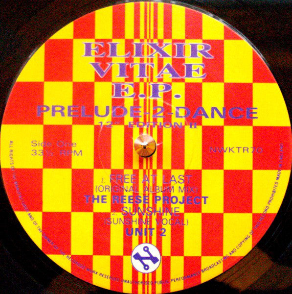 Various : Elixir Vitae E.P. - Prelude-2-Dance 12" Edition II (12", EP)