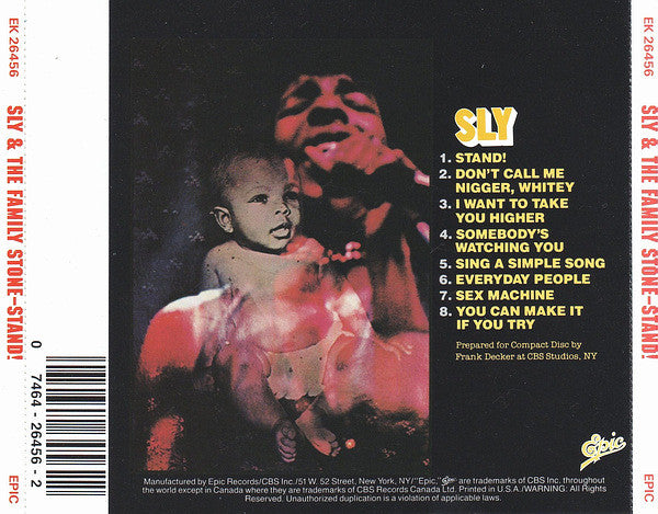 Sly & The Family Stone : Stand! (CD, Album, RE)