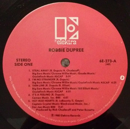 Robbie Dupree : Robbie Dupree (LP, Album, All)