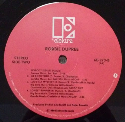 Robbie Dupree : Robbie Dupree (LP, Album, All)