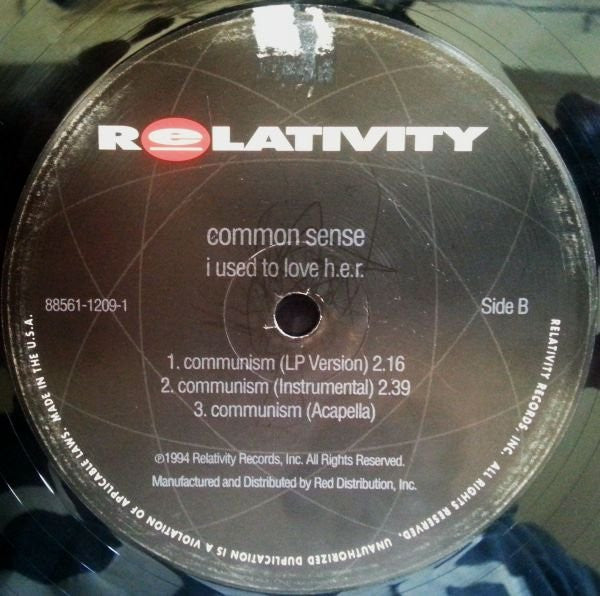 Common Sense* : I Used To Love H.E.R. / Communism (12")