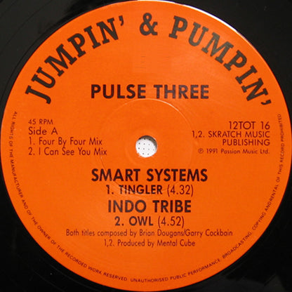 Smart Systems, Indo Tribe, Yage : Pulse Three (12", EP)