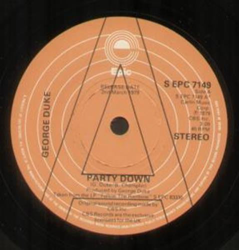 George Duke : Party Down / Reach For It (7", Single, Promo)