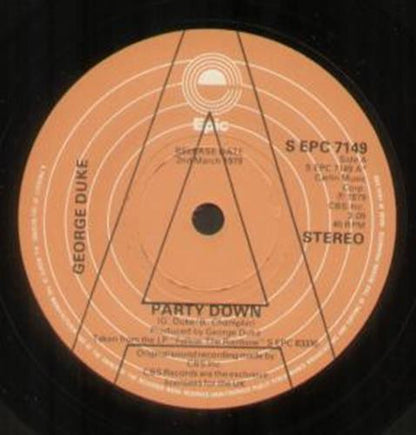 George Duke : Party Down / Reach For It (7", Single, Promo)