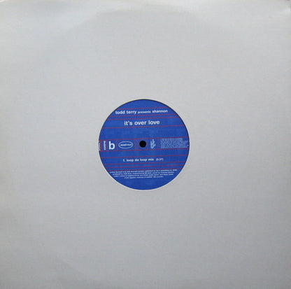 Todd Terry Presents Shannon : It's Over Love (2x12", Promo)