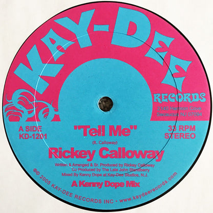 Rickey Calloway : Tell Me (12")