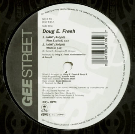 Doug E. Fresh : I-Ight (Alright) (12")