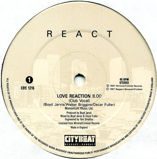 React : Love Reaction (12")