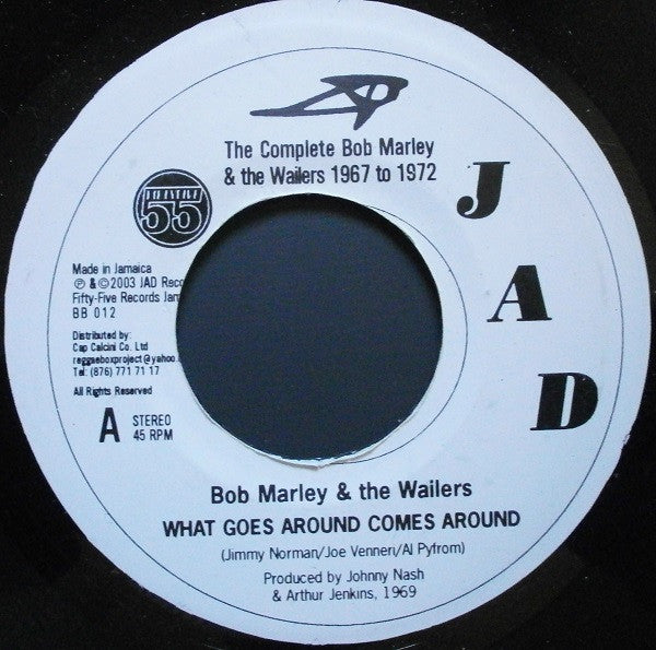 Bob Marley & The Wailers : What Goes Around Comes Around (7", Single)