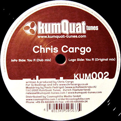 Chris Cargo : You R (12")