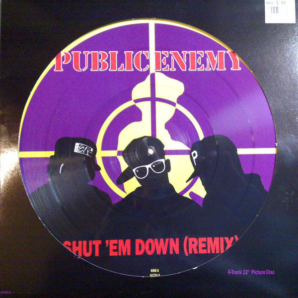 Public Enemy : Shut 'Em Down (Remix) (12", Ltd, Pic)