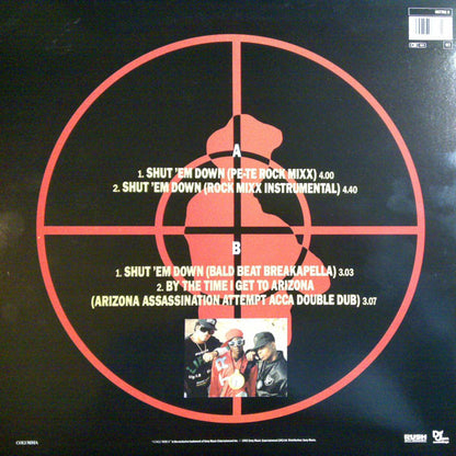 Public Enemy : Shut 'Em Down (Remix) (12", Ltd, Pic)