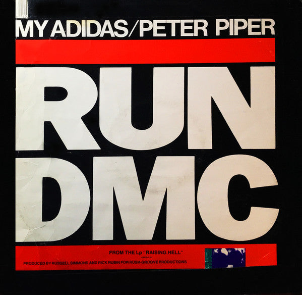Run-DMC : My Adidas / Peter Piper (12", Single, Promo)