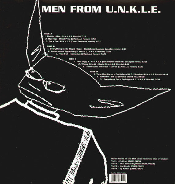 U.N.K.L.E.* : Def Beat Remixes Vol.5 Presents... Men From U.N.K.L.E. (2x12", Comp, Unofficial)