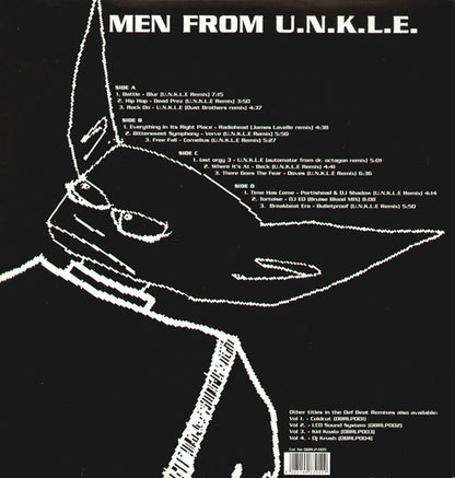 U.N.K.L.E.* : Def Beat Remixes Vol.5 Presents... Men From U.N.K.L.E. (2x12", Comp, Unofficial)