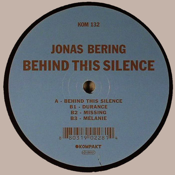 Jonas Bering : Behind This Silence (12")