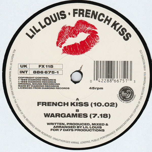 Lil Louis* : French Kiss (12")