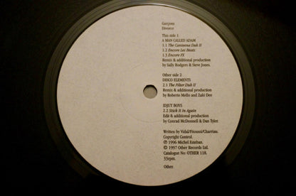 Garçons : Divorce (The Remixes) (12", Ltd)