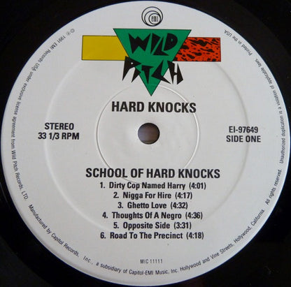 Hard Knocks : School Of Hard Knocks (LP, Album)