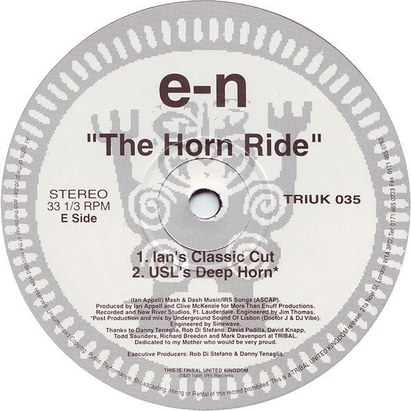 e-N : The Horn Ride (2x12")