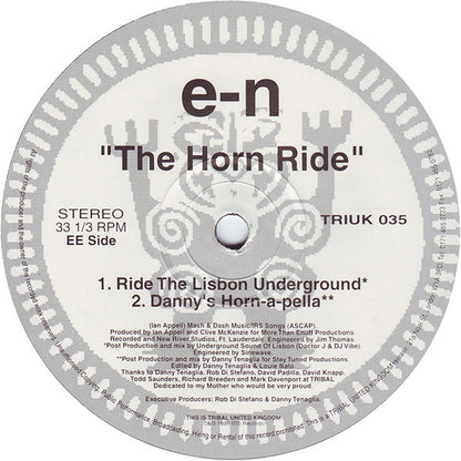 e-N : The Horn Ride (2x12")