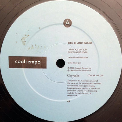 Eric B. And Rakim* : I Know You Got Soul (Derek On Eric Remix) (12")