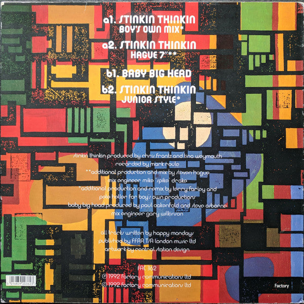 Happy Mondays : Stinkin Thinkin (12")