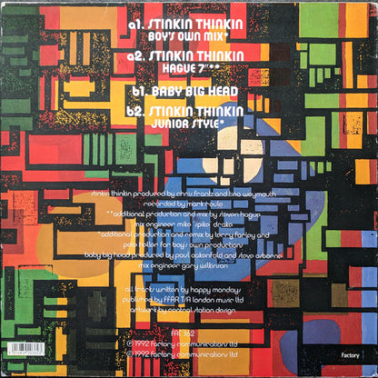 Happy Mondays : Stinkin Thinkin (12")