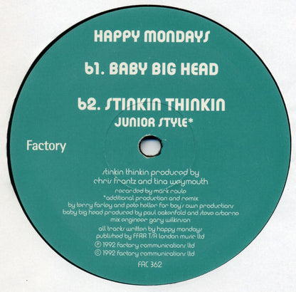 Happy Mondays : Stinkin Thinkin (12")