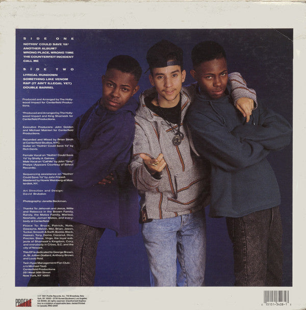 Twin Hype : Double Barrel (EP) (12", EP)