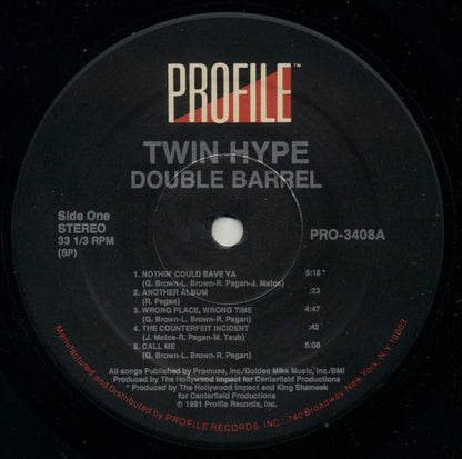 Twin Hype : Double Barrel (EP) (12", EP)